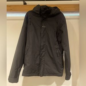 Oakley Black Ski/Snow/Winter Jacket, Men's Size Medium, Regular Fit